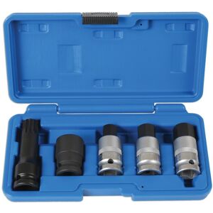 Laser Tools Hub Nut Tool Kit 1/2"D 5pc 6411 Laser Tools Hub Nut Tool Kit 1/2"D 5pc 6411