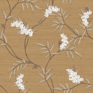 Is33307 - Italian Silks And Damasks Floral Ocher Galerie Wallpaper Is33307 - Italian Silks And Damasks Floral Ocher Galerie Wallpaper