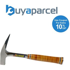 Draper 23517 Estwing E239mm Milled Face Roofers Pick Hammer With Leather Grip, 2 Draper 23517 Estwing E239mm Milled Face Roofers Pick Hammer With Leather Grip, 2