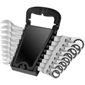 Sodial 8pcs Bidirectional Movable Ratchet Wrench Manual Dual-Purpose Wrench 8pc9673 Sodial 8pcs Bidirectional Movable Ratchet Wrench Manual Dual-Purpose Wrench 8pc9673