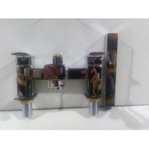 Evg Paron Bath & Shower Mixer Tap Chrome - Dual Lever Bath Filler Evg Paron Bath & Shower Mixer Tap Chrome - Dual Lever Bath Filler