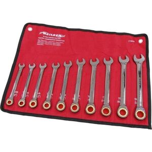 Nielsen 10pc Ratchet Combination Wrench Set 10mm-19mm 3/8 - 3/4 Ct4045 Nielsen 10pc Ratchet Combination Wrench Set 10mm-19mm 3/8 - 3/4 Ct4045