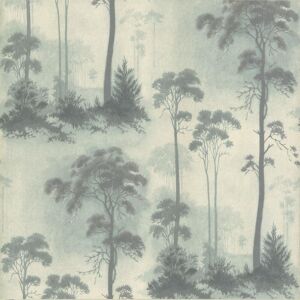 1838 Wallcoverings 1601-102-02 - Rosemore Trees Woodland Aqua Teal 1838 Wallpaper 1838 Wallcoverings 1601-102-02 - Rosemore Trees Woodland Aqua Teal 1838 Wallpaper