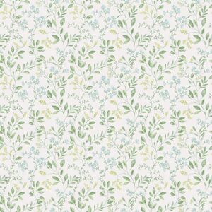 Just Kitchens Spring leaf trail Wallpaper Green Blue - Wallpaper Just Kitchens Spring leaf trail Wallpaper Green Blue - Wallpaper