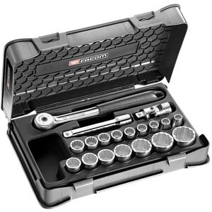 Facom S.151-2p12 1/2\" Drive 19 Piece Metric 12 Point Socket Set 10-32mm Facom S.151-2p12 1/2\" Drive 19 Piece Metric 12 Point Socket Set 10-32mm