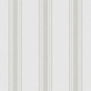1909-4 - Spring Blossom Stripe Taupe Galerie Wallpaper 1909-4 - Spring Blossom Stripe Taupe Galerie Wallpaper