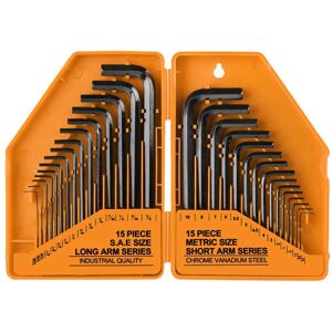 Sodial 3x(30-Piece Hex Key Set Wrench Metric Inch Hex Tool Hex Key Wrench D2c9)2972 Sodial 3x(30-Piece Hex Key Set Wrench Metric Inch Hex Tool Hex Key Wrench D2c9)2972