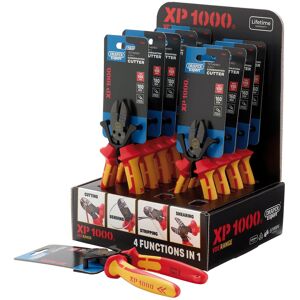 Draper Xp1000 Counter Top Display Of Vde 160mm 4-In-1 Tethered Combination Cutters & 18 Draper Xp1000 Counter Top Display Of Vde 160mm 4-In-1 Tethered Combination Cutters & 18