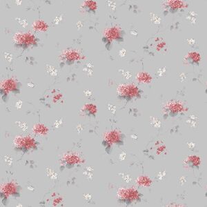 Pf38107 - Pretty Prints Hortensia Trail Pink Grey Beige Galerie Wallpaper Pf38107 - Pretty Prints Hortensia Trail Pink Grey Beige Galerie Wallpaper