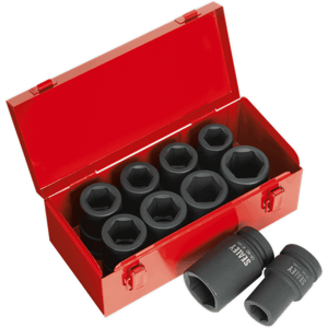 Sealey AK689 Impact Socket Set - Deep, Metric/Imperial Sealey AK689 Impact Socket Set - Deep, Metric/Imperial