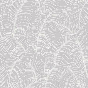 G78298 - Bazaar Palm Leaves Light Grey Galerie Wallpaper G78298 - Bazaar Palm Leaves Light Grey Galerie Wallpaper