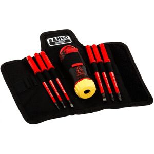 Bahco Insulated Ratcheting Screwdriver Set, 6 Pieceone Size Multi Colour Tk2079 Bahco Insulated Ratcheting Screwdriver Set, 6 Pieceone Size Multi Colour Tk2079