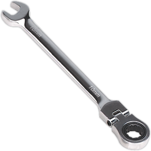 Flexi-Head Ratchet Combination Spanner 10mm - Sealey Fhrcw10 New Flexi-Head Ratchet Combination Spanner 10mm - Sealey Fhrcw10 New