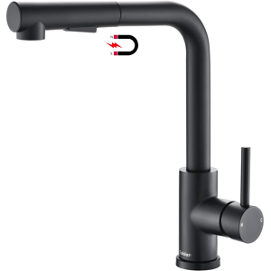 Does Not Apply Black Kitchen Tap Mixer With Pull Out Sprayer,360°swivel Mixer Taps With Magneti Does Not Apply Black Kitchen Tap Mixer With Pull Out Sprayer,360°swivel Mixer Taps With Magneti