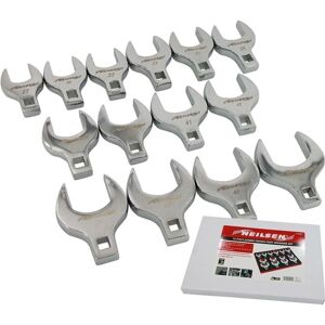 Neilsen 14pc Jumbo Crows Foot Feet Wrench Spanner Set 1/2\" Metric 27mm - 50mm Neilsen 14pc Jumbo Crows Foot Feet Wrench Spanner Set 1/2\" Metric 27mm - 50mm