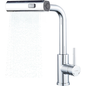 Does Not Apply Pull-Out Kitchen Mixer Tap – 360° Swivel, Anti-Splash Waterfall Faucet, Stainles Does Not Apply Pull-Out Kitchen Mixer Tap – 360° Swivel, Anti-Splash Waterfall Faucet, Stainles