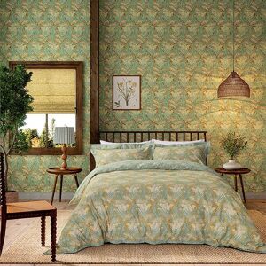 Morris & Co Laceflower Duvet Cover Set Tobacco & Pistachio Morris & Co Laceflower Duvet Cover Set Tobacco & Pistachio