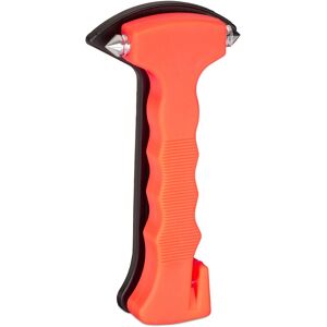 Relaxdays Emergency Hammer Windscreen Rescue Tool Seatbelt Safety Cutter Lightweight Relaxdays Emergency Hammer Windscreen Rescue Tool Seatbelt Safety Cutter Lightweight
