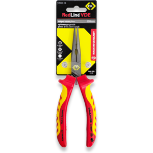 C.K Tools Ck Tools Redline Vde Snipe Nose Pliers Straight 170mm T39076a 170 C.K Tools Ck Tools Redline Vde Snipe Nose Pliers Straight 170mm T39076a 170
