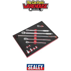 Sealey Tbt45 Premier 12pc 3/8\" 1/2\" Ratchet Torque Wrench Breaker Bar Socket Sealey Tbt45 Premier 12pc 3/8\" 1/2\" Ratchet Torque Wrench Breaker Bar Socket