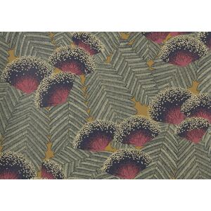 1838 Wallcoverings 1907-138-03 - Elodie Floral Bursts Jet 1838 Wallpaper 1838 Wallcoverings 1907-138-03 - Elodie Floral Bursts Jet 1838 Wallpaper