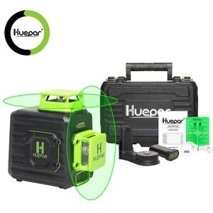 Huepar 360°rotary 8 Lines Green Laser Level Self Leveling Cross Measure Tool Set Huepar 360°rotary 8 Lines Green Laser Level Self Leveling Cross Measure Tool Set