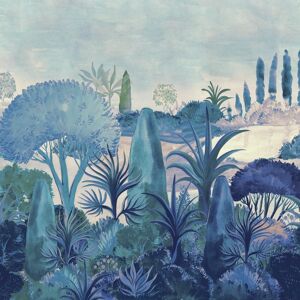 Dw2029 - Designer Walls Floral Blue Galerie Wallpaper Mural Dw2029 - Designer Walls Floral Blue Galerie Wallpaper Mural