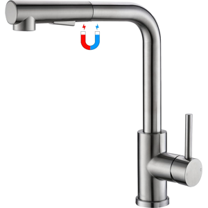 Does Not Apply Kitchen Taps Mixer With Pull Out Spray, 360° Swivel Mixer Tap With Magnetic Dock Does Not Apply Kitchen Taps Mixer With Pull Out Spray, 360° Swivel Mixer Tap With Magnetic Dock