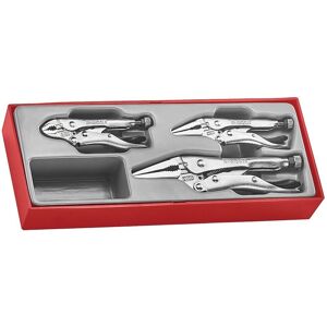 Teng Tools Ttzvg03 - Power Grip Locking Plier Set In Module Tray - 5pcs Teng Tools Ttzvg03 - Power Grip Locking Plier Set In Module Tray - 5pcs