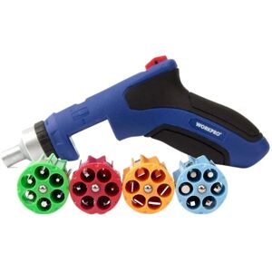 Workpro 24 In 1 Grip Style Screwdriver Set Auto-Loading Ratchet Screwdriver Workpro 24 In 1 Grip Style Screwdriver Set Auto-Loading Ratchet Screwdriver