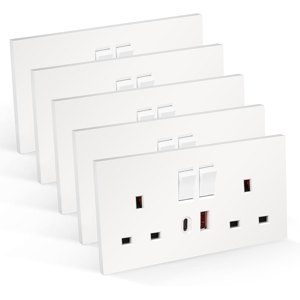 Does Not Apply Double Switched Socket With 20w Pd Usb C And A Fast Charging Ports, Electric Pow Does Not Apply Double Switched Socket With 20w Pd Usb C And A Fast Charging Ports, Electric Pow