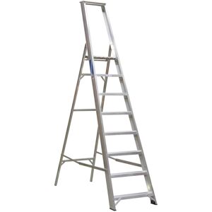 Sealey AXL8 Aluminium Step Ladder 8-tread Industrial Bs 2037/1 Sealey AXL8 Aluminium Step Ladder 8-tread Industrial Bs 2037/1