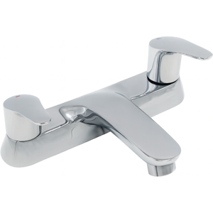Evg Clever Araya Mercia Lujo Bath Filler Chrome - Dual Lever Mixer Tap Evg Clever Araya Mercia Lujo Bath Filler Chrome - Dual Lever Mixer Tap
