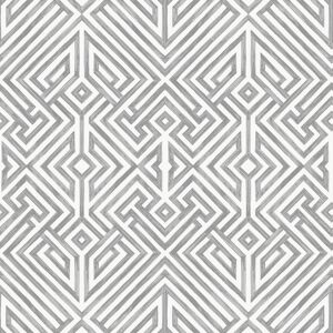 Fd26854_middleton Geometric, Maze, Key Medium Gray Fine Decor Wallpaper Fd26854_middleton Geometric, Maze, Key Medium Gray Fine Decor Wallpaper