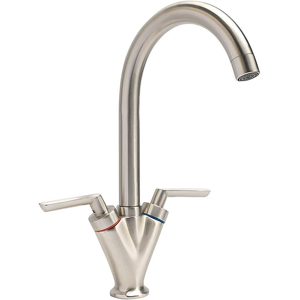 Does Not Apply Swan Twin Lever Stainless Steel Kitchen Sink Mixer Taps Monobloc 360 Degrees Swi Does Not Apply Swan Twin Lever Stainless Steel Kitchen Sink Mixer Taps Monobloc 360 Degrees Swi