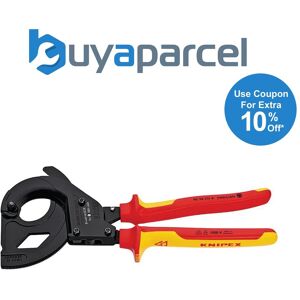 Draper 85552 Knipex 95 36 315 A Vde Cable Cutter, Ratchet Action For Swa Cables, Draper 85552 Knipex 95 36 315 A Vde Cable Cutter, Ratchet Action For Swa Cables,