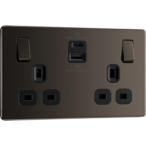 Does Not Apply 45w Double Switched Power Wall Plug Socket With Super Fast Charge Type A And C U Does Not Apply 45w Double Switched Power Wall Plug Socket With Super Fast Charge Type A And C U