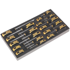Sealey Tool Tray With Screwdriver Set 20pc Sealey Tool Tray With Screwdriver Set 20pc