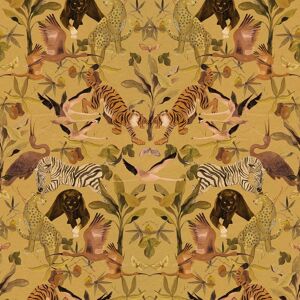 Dw2002 - Designer Walls Animal Yellow Galerie Wallpaper Mural Dw2002 - Designer Walls Animal Yellow Galerie Wallpaper Mural