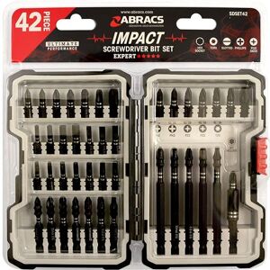 Abracs 42pc Impact Screwdriver Bit Kit - Sdset42 Abracs 42pc Impact Screwdriver Bit Kit - Sdset42