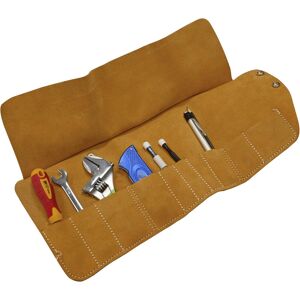 Faithfull Suede Leather Tool Roll – 10 Pocket, Water Resistant Hand Tool Organis Faithfull Suede Leather Tool Roll – 10 Pocket, Water Resistant Hand Tool Organis