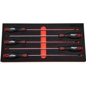 Boxo 5 Piece Long Reach Torx Screwdriver Set Tx10 - Tx40 Eva Foam Bx439-R Boxo 5 Piece Long Reach Torx Screwdriver Set Tx10 - Tx40 Eva Foam Bx439-R