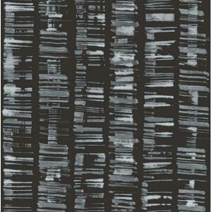 G78282 - Bazaar Linear Tribal Design Black, Teal Galerie Wallpaper G78282 - Bazaar Linear Tribal Design Black, Teal Galerie Wallpaper