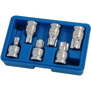 Neilsen 6pc Tamperproof Star Bit - 1/2\" Drive - Sizes : T55, T60, T70, T80, T90 & T100 Neilsen 6pc Tamperproof Star Bit - 1/2\" Drive - Sizes : T55, T60, T70, T80, T90 & T100