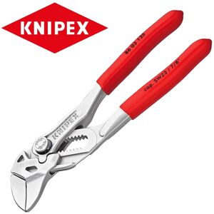 Knipex Pliers Wrench 125mm Push Button Adjustable Spanner Pvc Grips 86 03 125 Knipex Pliers Wrench 125mm Push Button Adjustable Spanner Pvc Grips 86 03 125