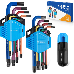 Does Not Apply 18pcs Allen Key Set, Metric Ball End Hex Key Set And Torx/star Key Set (With T-H Does Not Apply 18pcs Allen Key Set, Metric Ball End Hex Key Set And Torx/star Key Set (With T-H