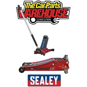 Sealey 3000le Trolley Jack 3 Tonne Low Entry Rocket Lift Red Sealey 3000le Trolley Jack 3 Tonne Low Entry Rocket Lift Red
