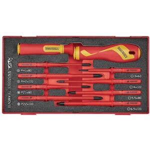Teng Tools Teamdv10 - Insulated Interchangeable Screwdriver Set (1000 V) - 10pcs Teng Tools Teamdv10 - Insulated Interchangeable Screwdriver Set (1000 V) - 10pcs