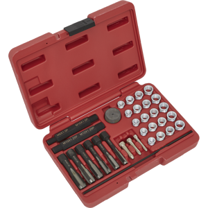 Glow Plug Thread Repair Set 33pc - Sealey Vs311 New Glow Plug Thread Repair Set 33pc - Sealey Vs311 New