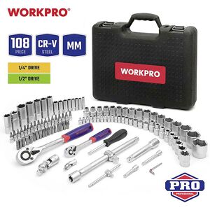 Workpro Wp202535 Screwdriver Bit Set 108-Piece Durable Versatile Set Workpro Wp202535 Screwdriver Bit Set 108-Piece Durable Versatile Set